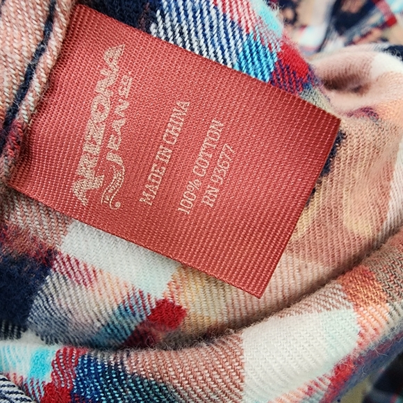 Upcycled bleach dyed Harley-Davidson back flannel shirt men's size medium - Picture 8 of 10